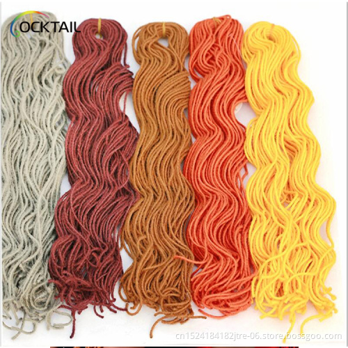 different colors micro loc hair extensions, mini dreadlocks braiding hair for black women, 350 braid hair